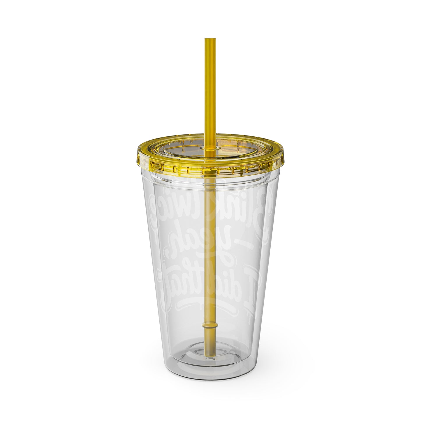 Blink twice yeah I did that Clear Insulated Cup
