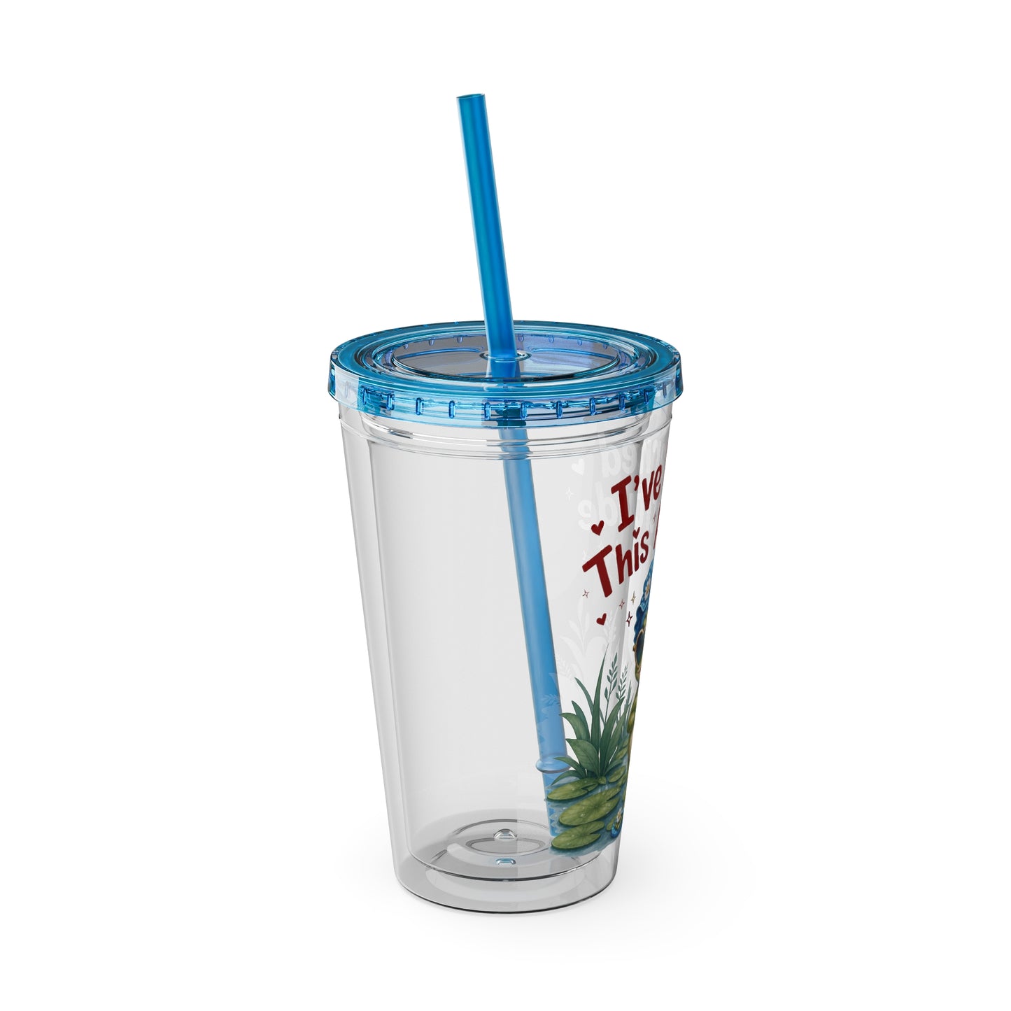 I've earned this attitude Clear Insulated Cup