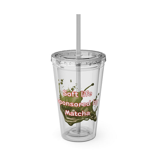 Soft life sponsored by Matcha Clear Insulated Cup
