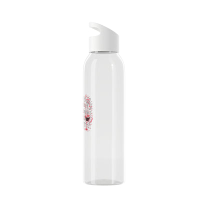 Powered by wine and bad decisions Water Bottle