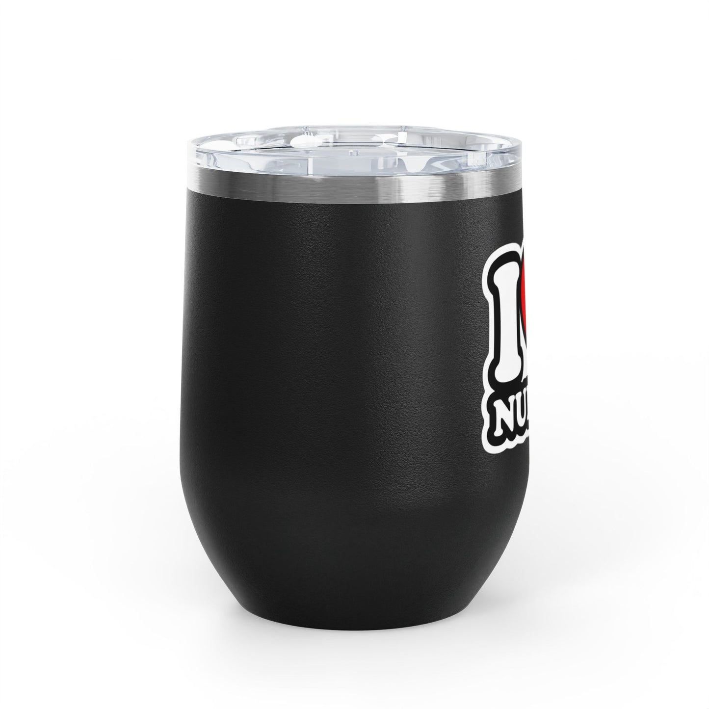I love nurses faux sticker Tumbler