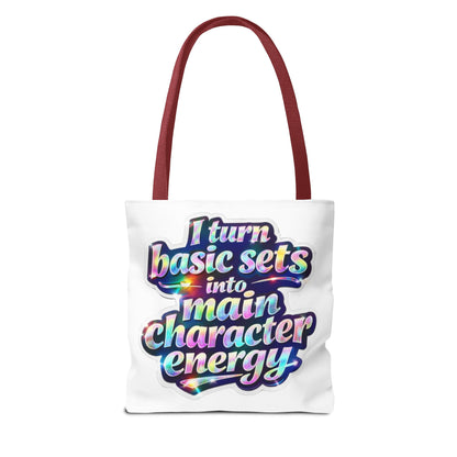 I turn basic sets into main character energy Tote Bag