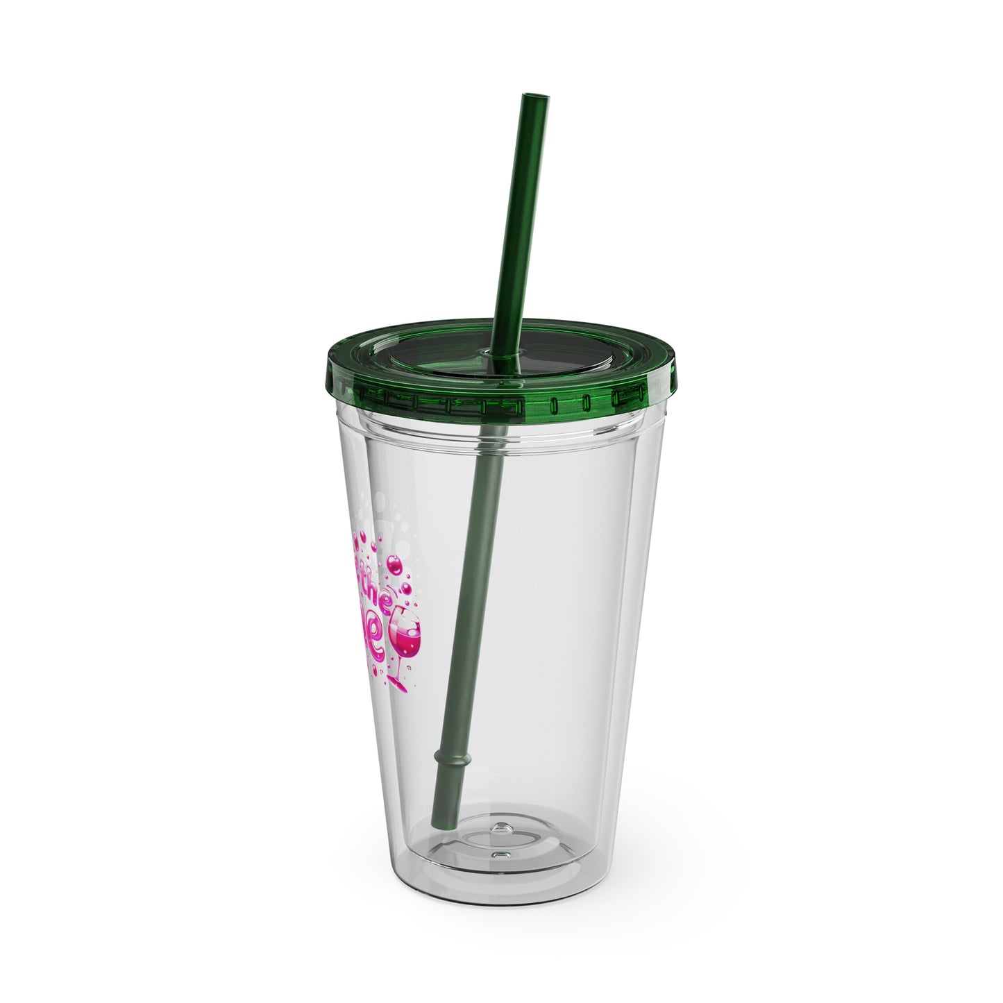Blame the wine Clear Insulated Cup