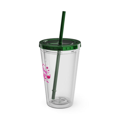 Blame the wine Clear Insulated Cup