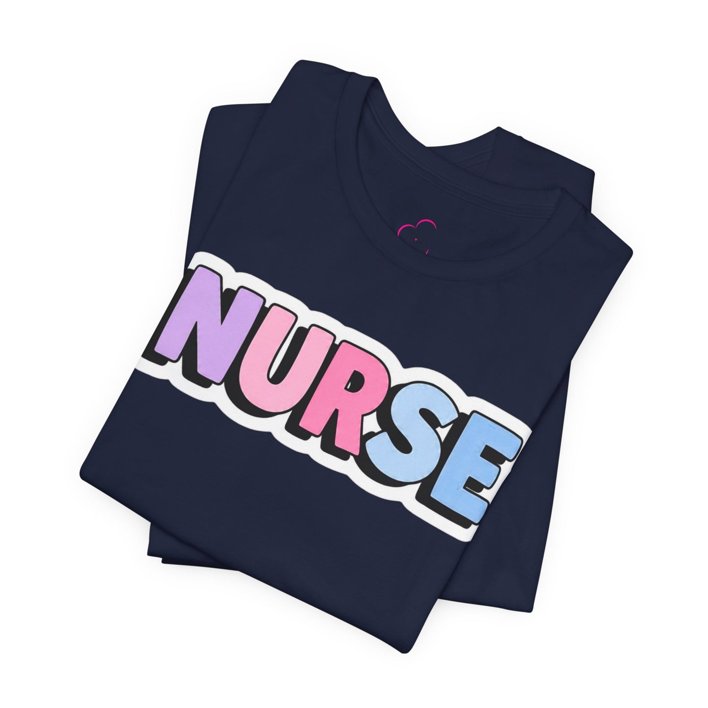 NURSE faux sticker T-shirt
