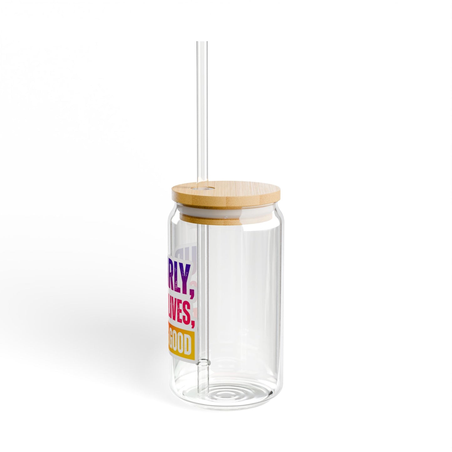 Up early, saving lives, looking good Sipper Glass