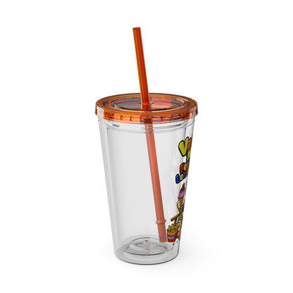Vacation mode feed me and leave me alone Clear Insulated Cup