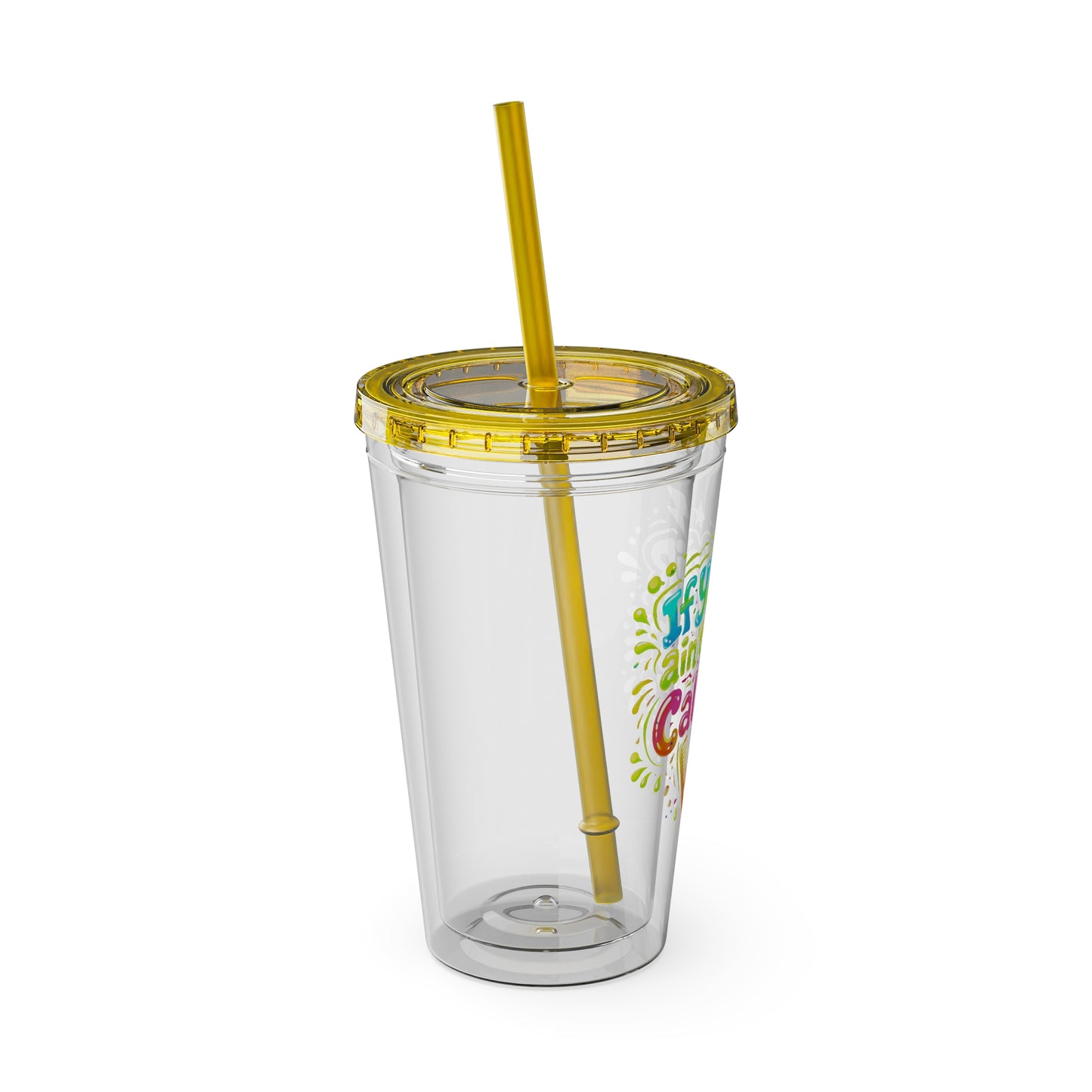 If yo hair ain't right call me Clear Insulated Cup