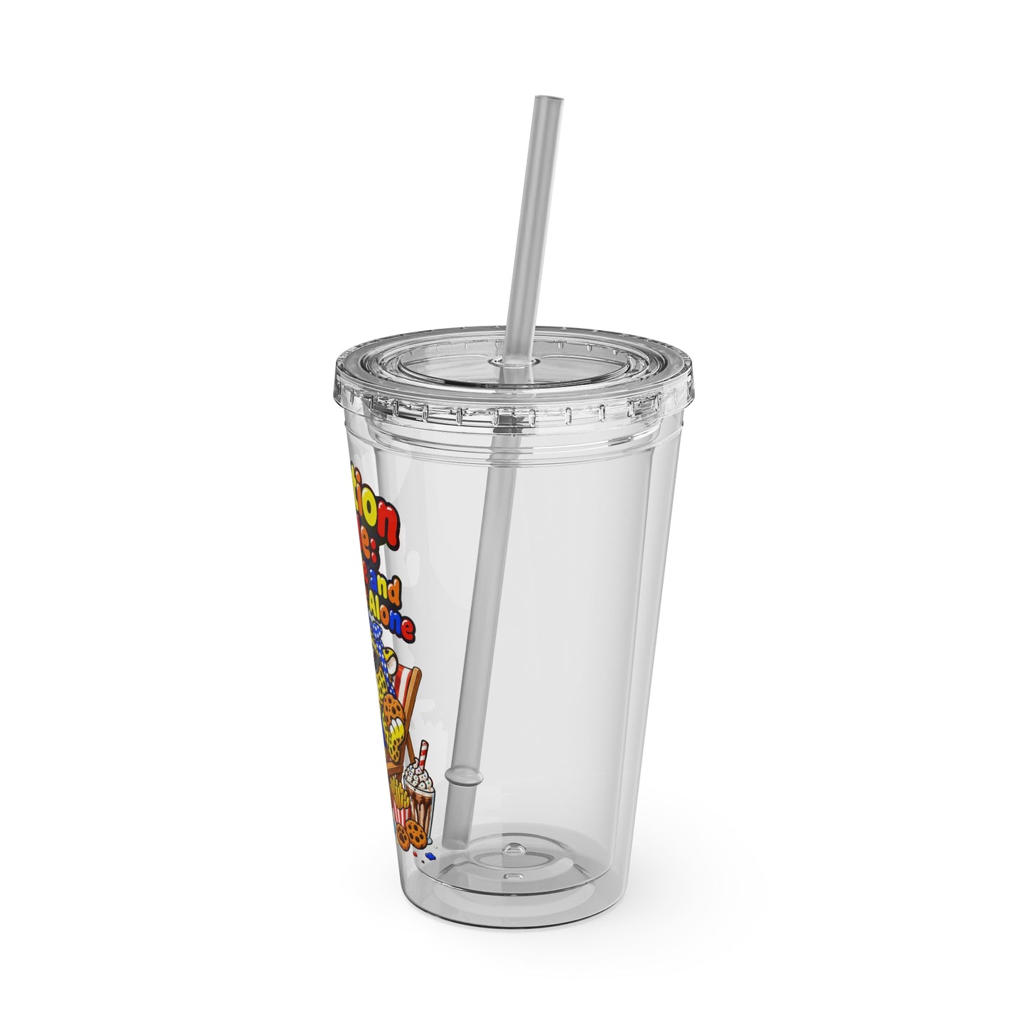 Vacation mode feed me and leave me alone Clear Insulated Cup