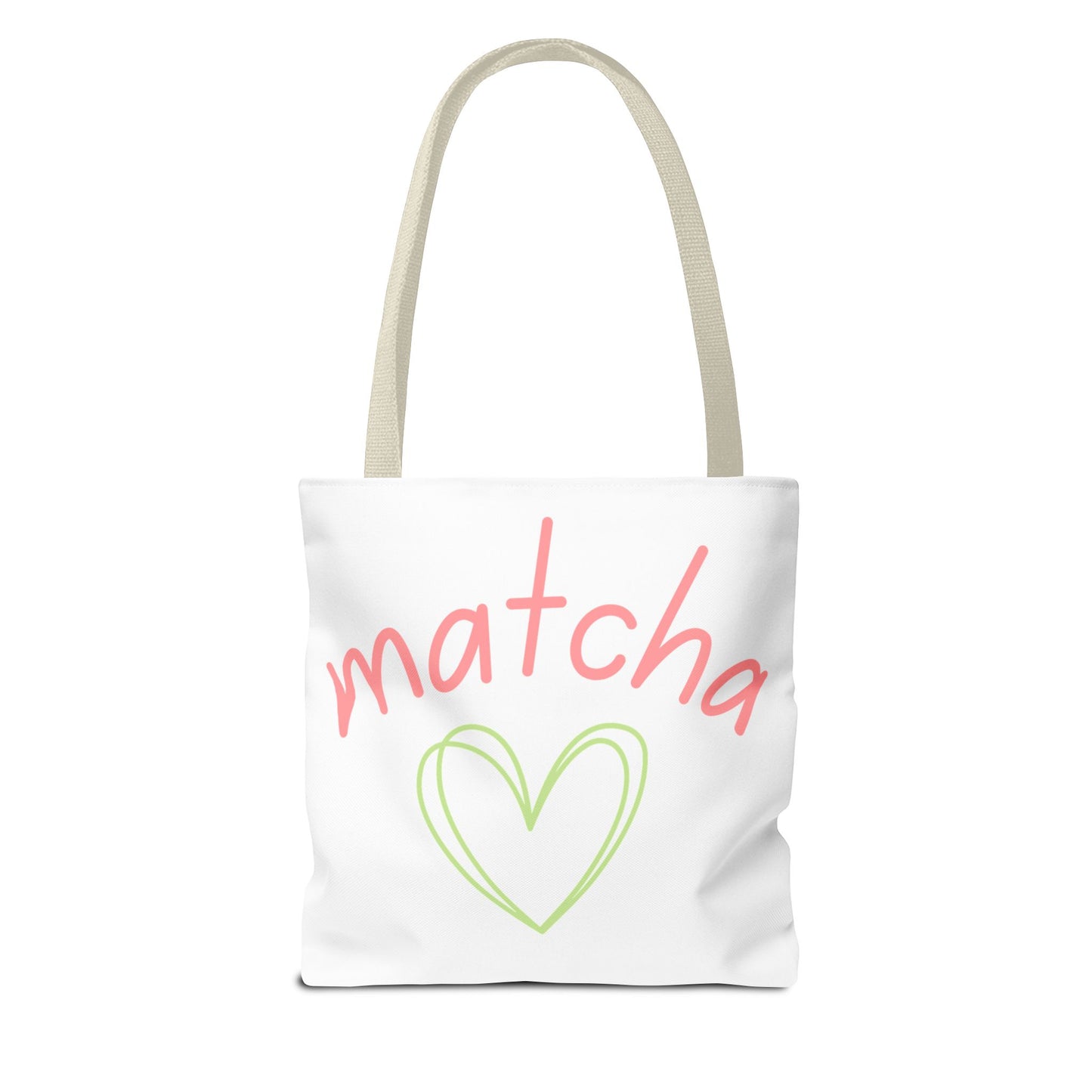 Matcha Heart Tote Bag