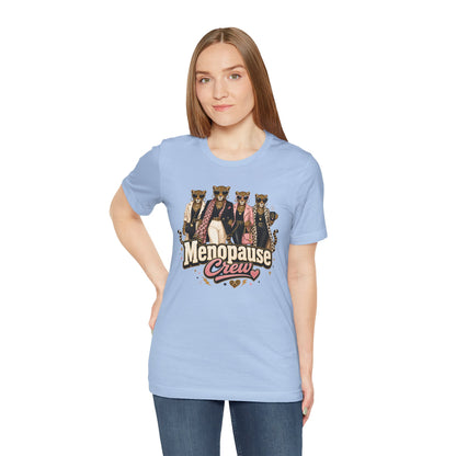 Menopause crew leopard T-shirt