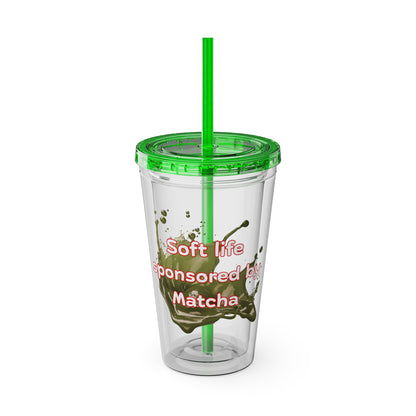Soft life sponsored by Matcha Clear Insulated Cup