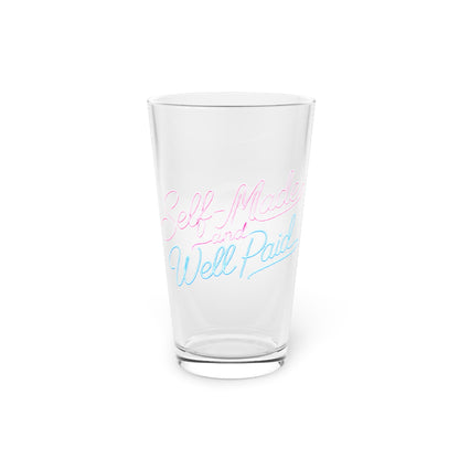 Self-made & well paid Beer Glass