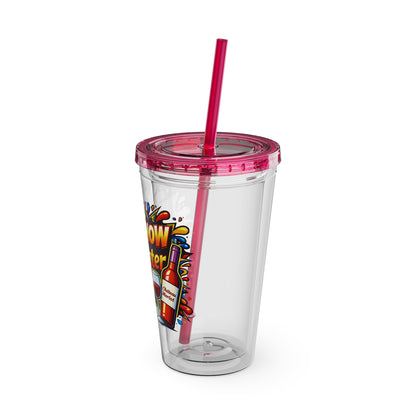 WINE NOW Adult later Clear Insulated Cup