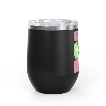 Matcha made me do it Wine Tumbler