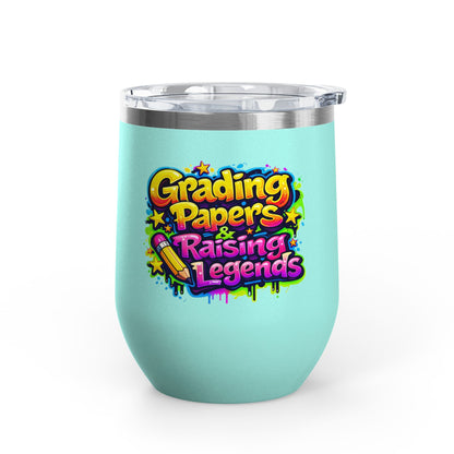 Grading papers & raising legends Tumbler