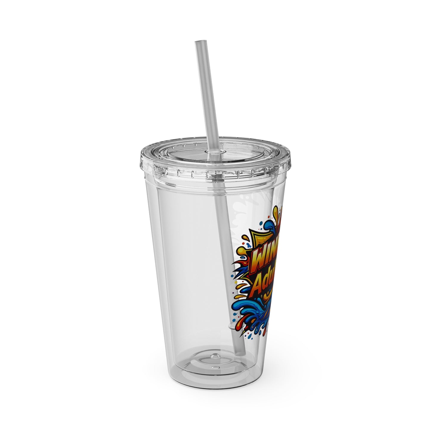 WINE NOW Adult later Clear Insulated Cup