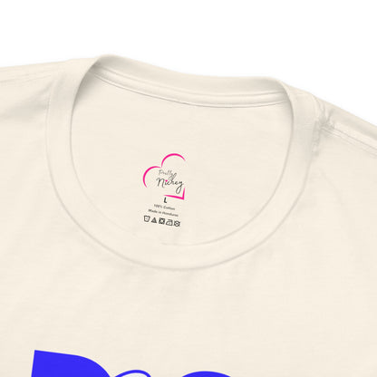 Dog mom blue T-shirt