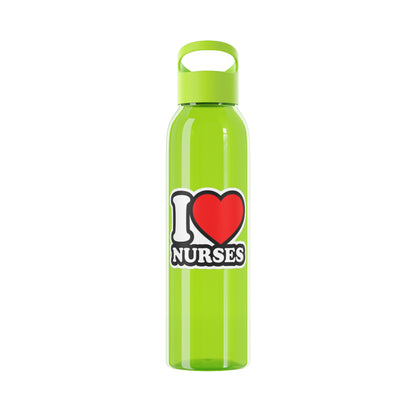 I love nurses faux sticker Water Bottle