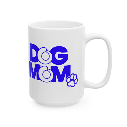 Dog mom blue Mug
