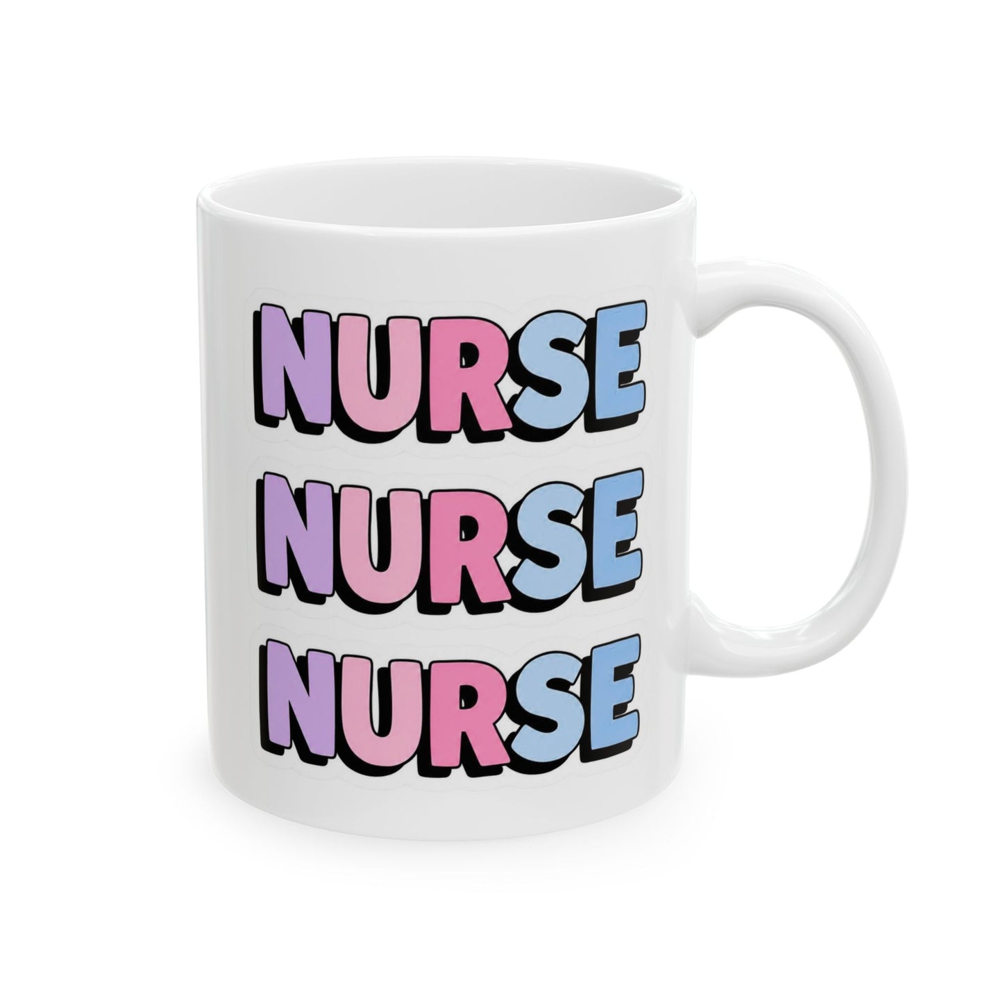 NURSE faux sticker Mug