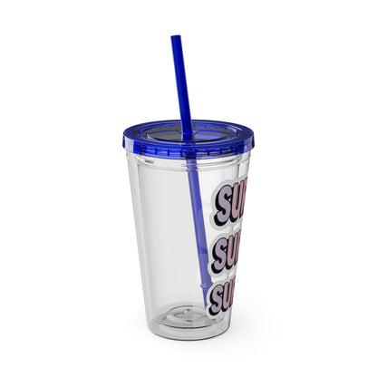 SURGEON faux sticker Clear Insulated Cup