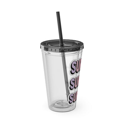 SURGEON faux sticker Clear Insulated Cup