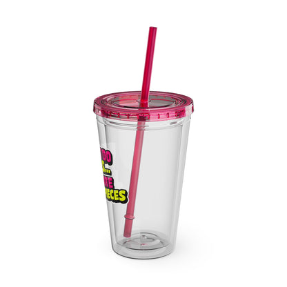 I don't do nails I create masterpieces Clear Insulated Cup