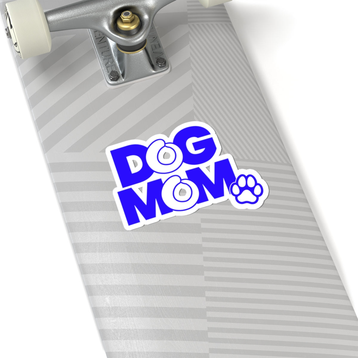 Dog mom blue Sticker