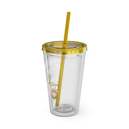 Matcha First Everything Else Later Clear Insulated Cup