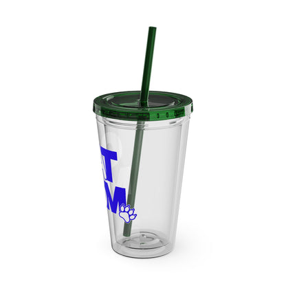 Cat mom blue Insulated Cup
