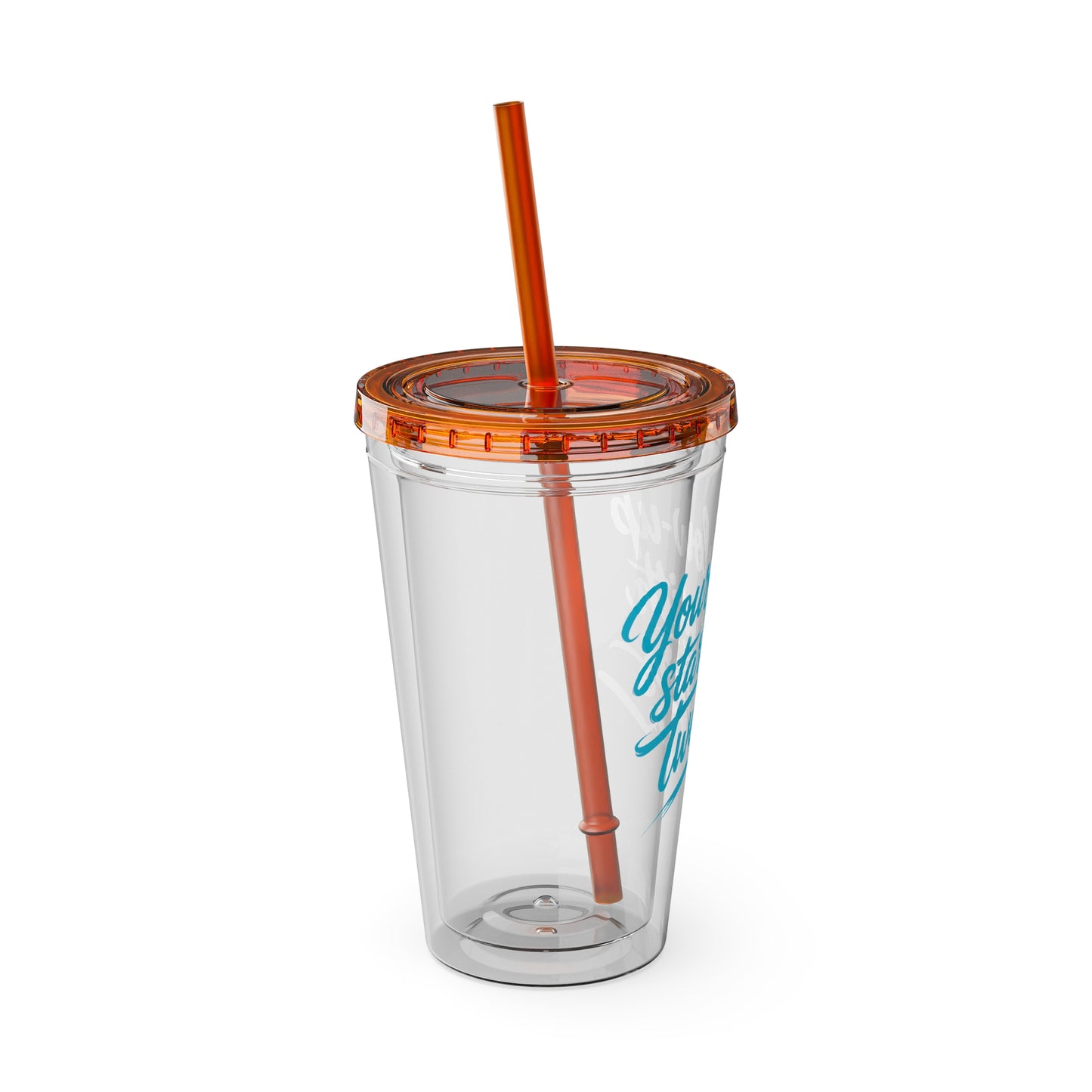 Your glow up starts with my tweezers Clear Insulated Cup
