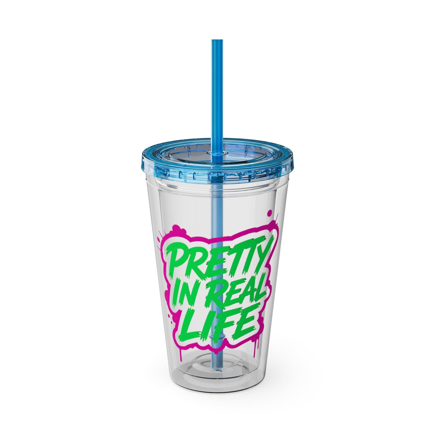 Pretty in real life Clear Insulated Cup