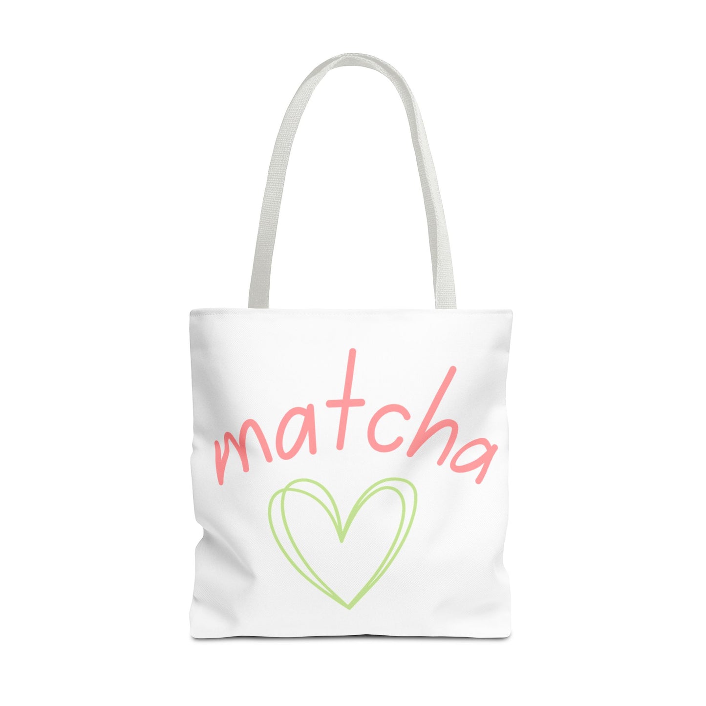 Matcha Heart Tote Bag