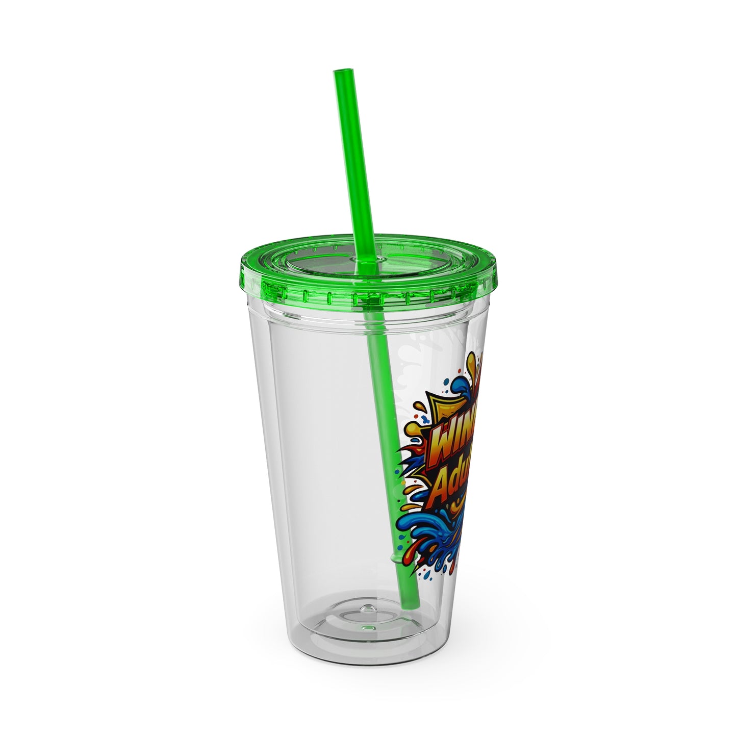 WINE NOW Adult later Clear Insulated Cup