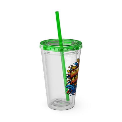 WINE NOW Adult later Clear Insulated Cup