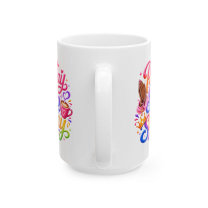 Pray, sip, slay Mug