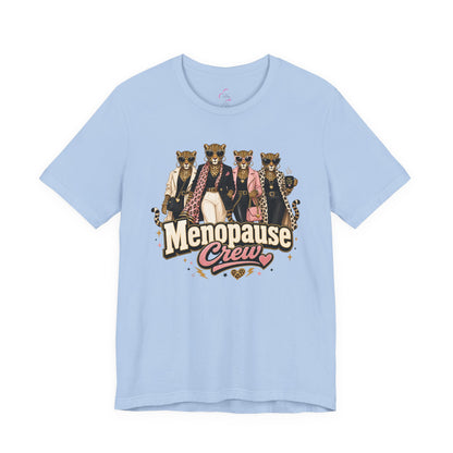Menopause crew leopard T-shirt