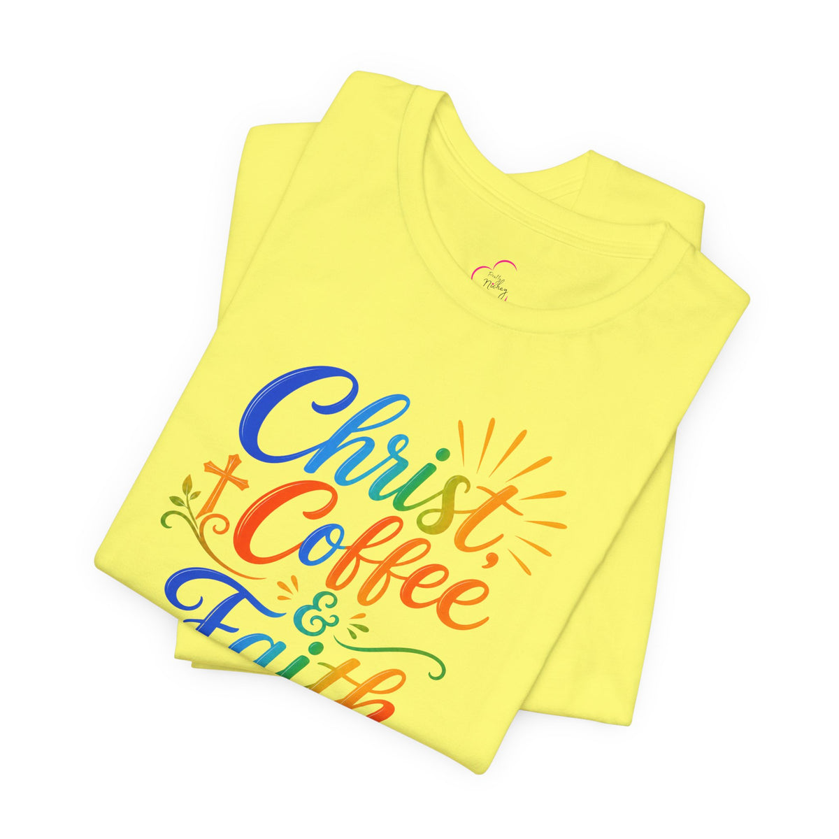 Christ, coffee and faith T-shirt