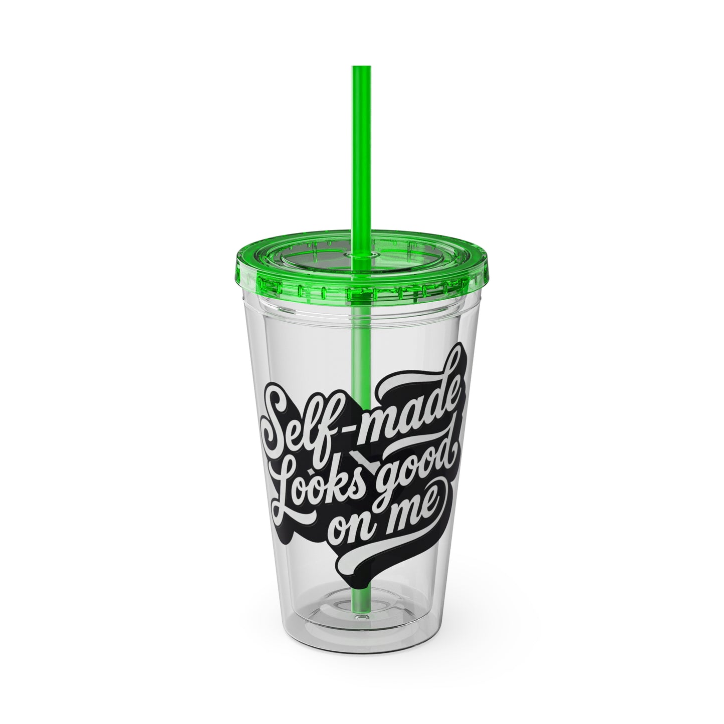 Self-made looks good on me Insulated Cup