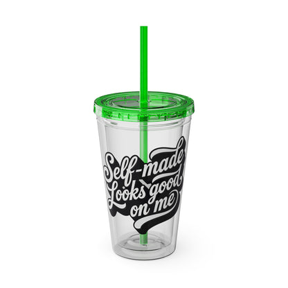 Self-made looks good on me Insulated Cup