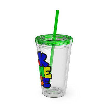 Talk to me nice Clear Insulated Cup
