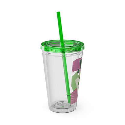 Matcha made me do it  Clear Insulated Cup