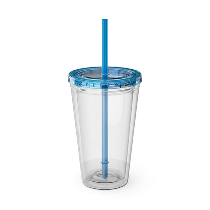 Brains, scrubs and surgical skills blue Clear Insulated Cup