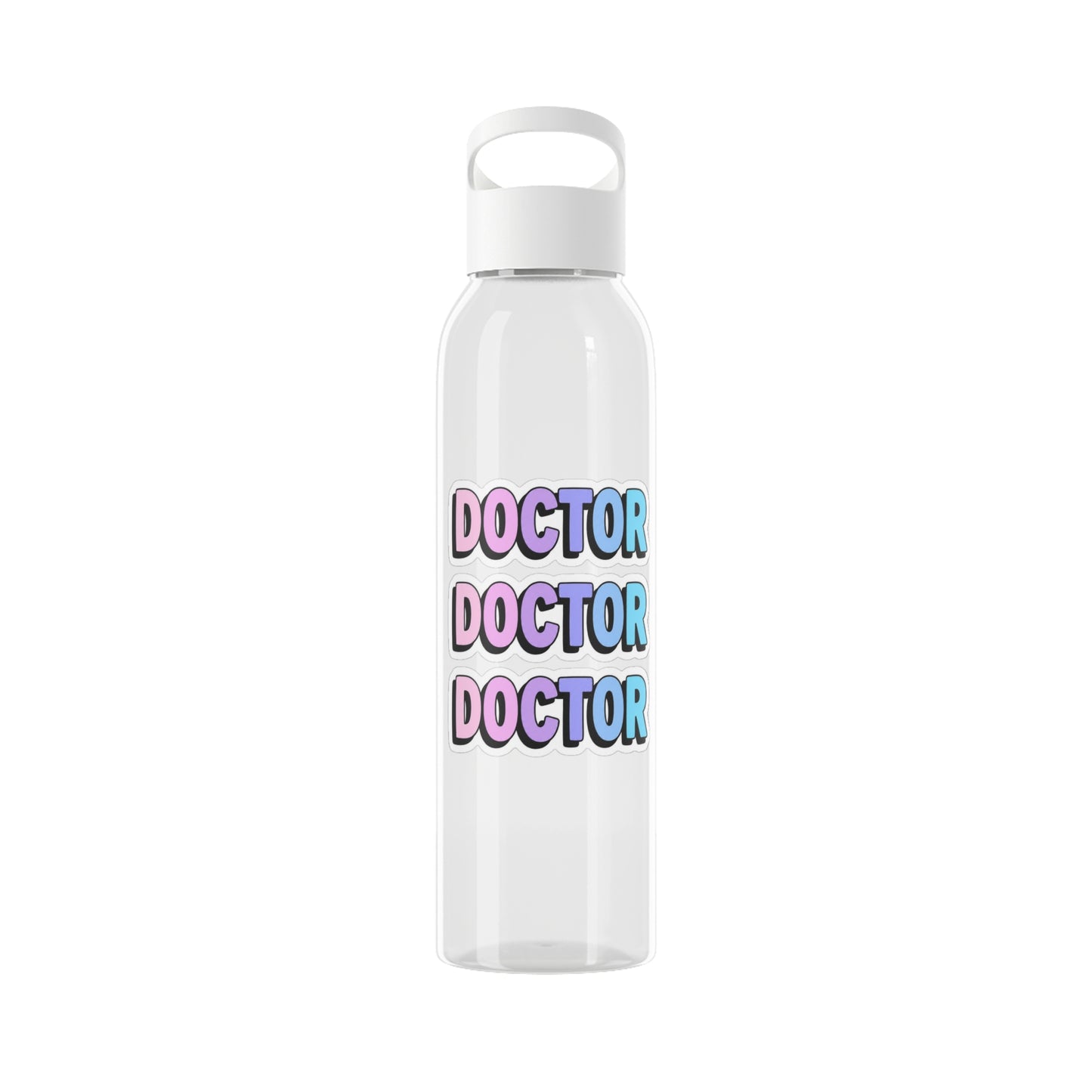 DOCTOR faux sticker Water Bottle