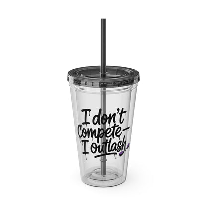 I don't compete I outlash Clear Insulated Cup