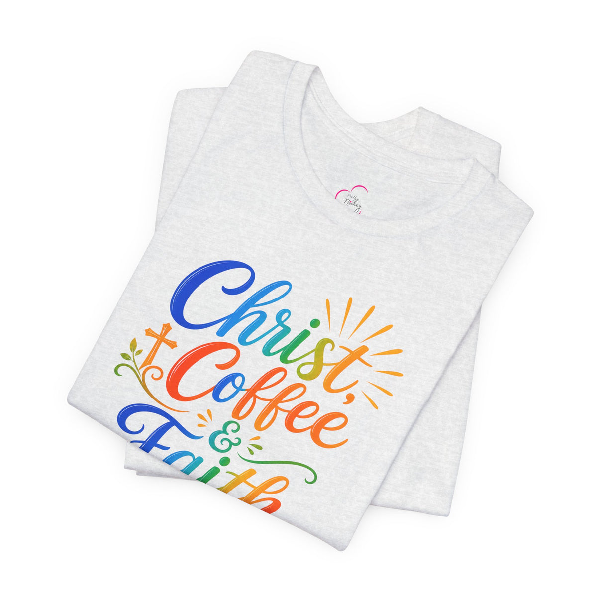 Christ, coffee and faith T-shirt