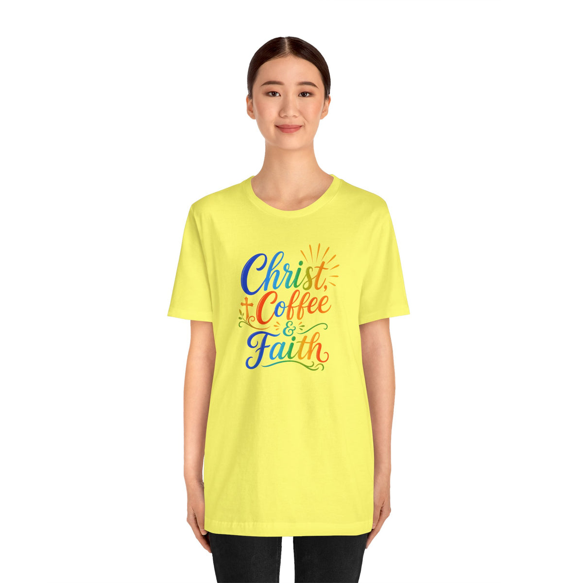 Christ, coffee and faith T-shirt