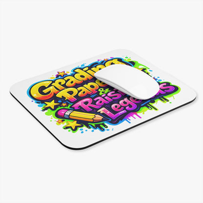Grading papers & raising legends Mouse Pad