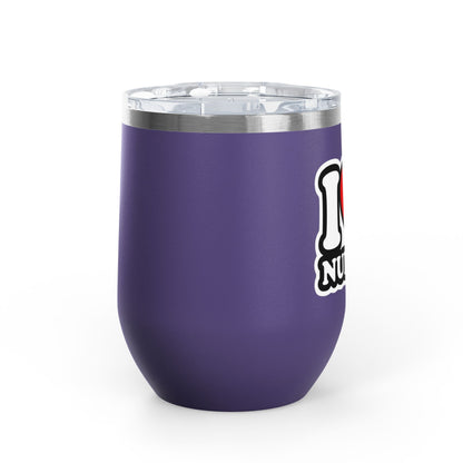 I love nurses faux sticker Tumbler